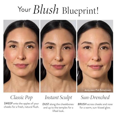 LAURA GELLER NEW YORK Baked Blush-n-Brighten Marbleized Blush for Cheeks - Tropic Hues - Satin Finish - Buildable Color