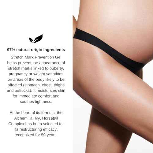Lierac Phytolastil Pregnancy Stretch Mark Prevention Cream Gel - Hydrates, Stretch Mark Cream & Soothes Skin on Stomach, Belly, Bust & Buttocks, Non-Scented & Suitable for All Skin Types - 400ml