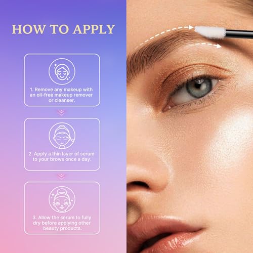 VieBeauti Eyebrow Growth Serum - Longer Fuller Brows in 4 Weeks