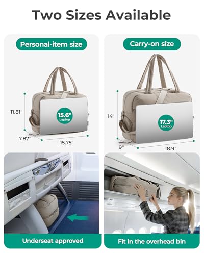 BAGSMART Gym Duffel Bag 40L Women Travel Weekender