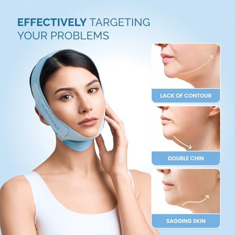 Adjustable Chin Strap for Face Contouring - Reusable V-Line Mask
