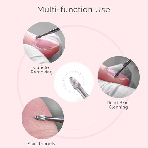Professional Cuticle Cleaner Nail Drill Bit 3/32" - Fine Grit