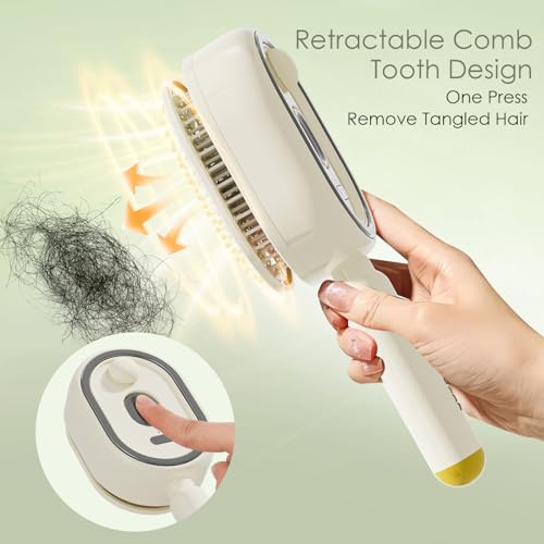 Electric Spray Massage Comb with Water Mist and Detangling