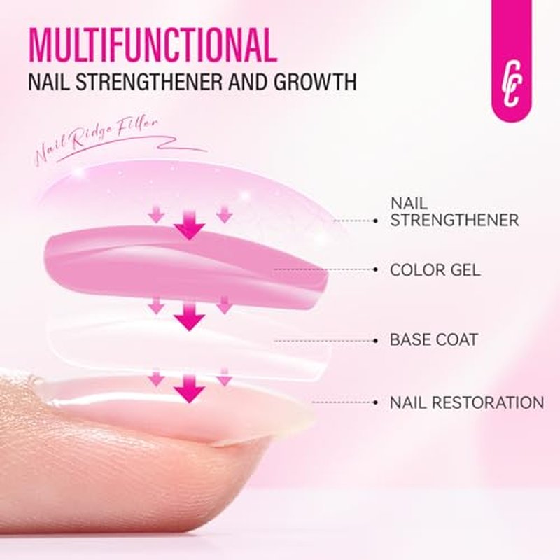 8-in-1 Nail Hardener & Growth Strengthener - Dusty Rose 15ml