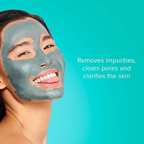 ClarityRx Rehab Mediterranean Detoxifying Mud Face Mask, Plant-Based Natural Moisturizing Acne Treatment for Oily, Acne-Prone Skin (1.7 oz)