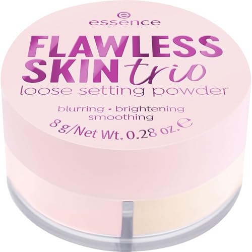 Essence Flawless Skin Loose Setting Powder Trio | 3-in-1 Corrector