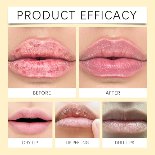 Honey Lip Plumper Gloss - Moisturizing Lip Oil Serum, 2pcs