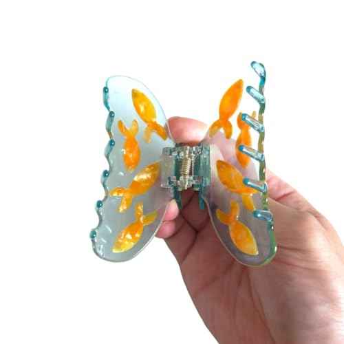 Novelty Fishbowl Hair Clip,Acetate Claw Clips,Big Hair Clips for Women,Funny Hair Clips for Girl