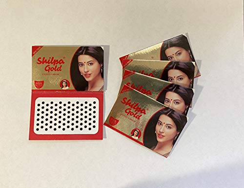 Shilpa Black Bindi Size 8 - 3mm (Pack of 5 Strips)