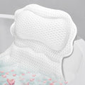 SetSail Bath Pillow - Ergonomic Neck & Back Support, 6 Suction Cups