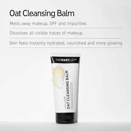 The INKEY List Oat Cleansing Balm Duo, Rich Balm Removes Makeup and Impurities, Reduces Redness, 5.0 fl oz (2 Pack)