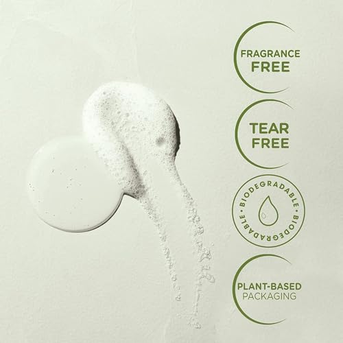 Mustela Certified Organic Cleansing Gel - Natural Hair & Body Wash with Olive Oil & Aloe Vera - For Baby, Kid & Adult - Fragrance Free, Tear Free, Vegan & Biodegradable - 13.52 fl. oz.