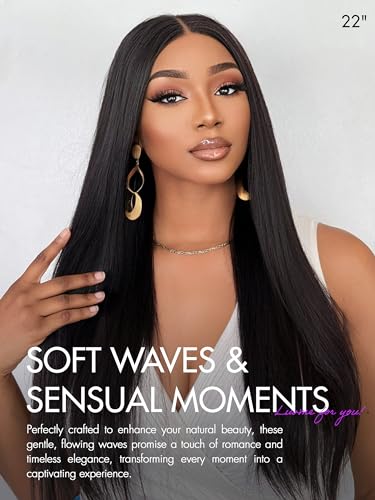 LUVME HAIR 26'' Straight Lace Front Wig 13x4 Glueless Human Hair