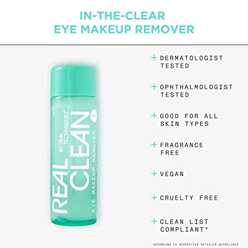 Real Techniques In-The-Clear Eye Makeup Remover, 4 fl oz