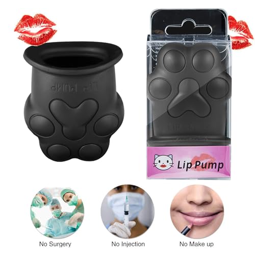 Lip Plumper Device - Cat's Paw Shape, Fuller Lips in Minutes