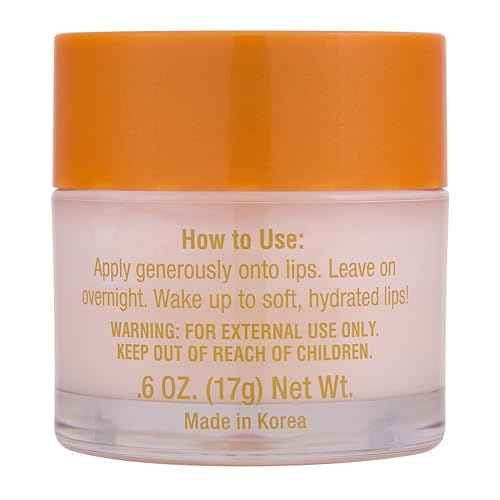 Tree Hut Vanilla Overnight Lip Mask, Deeply Hydrating Leave-On Treatment for Soft Lips, Self Care Essential, Holiday Gift & Stocking Stuffer, 6 oz