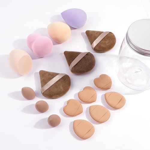 MAANGE Makeup Brushes 51 Pcs Makeup Kit, Multi-functional Makeup Tool Set with Makeup Brush Foundation Brush Make up Brushes Set Bag (Champagne)