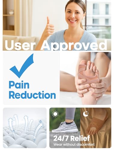 Bunion Corrector for Men and Women - Adjustable Toe Straightener