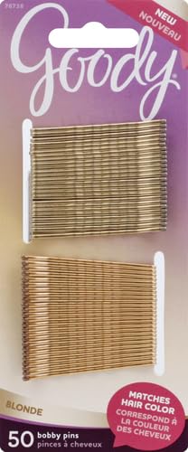 Goody SlideProof Bobby Pins 50ct Metallic Blonde