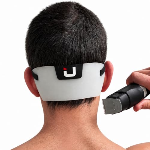 EdgUp Neckline Shaving Template for Men – Hands-Free Haircut Guide