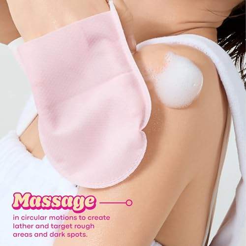 TONYMOLY Plum Bum AHA Exfoliating Bubble Mitt - 1.2 oz