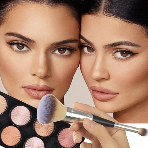 Professional Makeup Cream Contour Palette, Joyeee 8 Colours Concearler Full Coverage & Makeup Brush Set Contour Concearler Palette Contouring Face Make Up Gift for Women Girls