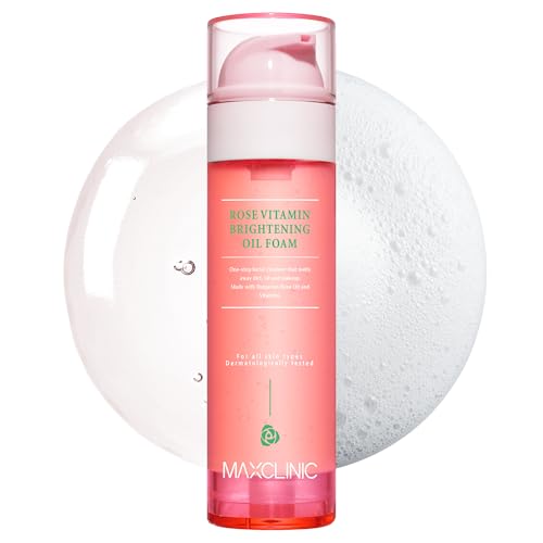 MAXCLINIC Rose Vitamin Oil-to-Foam Cleanser | Blackhead & Pore Care