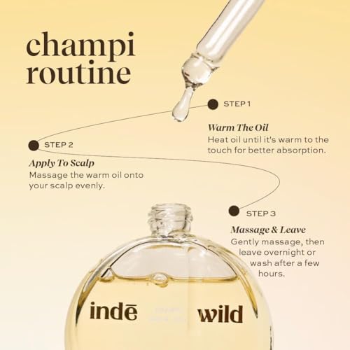 Inde Wild Champi Hair Oil - Ayurvedic Scalp & Hair Treatment (50ml)