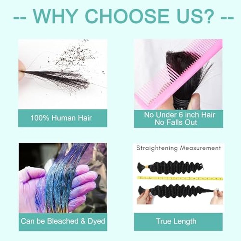 613 Blonde Deep Wave Braiding Hair 2 Bundles Human Hair