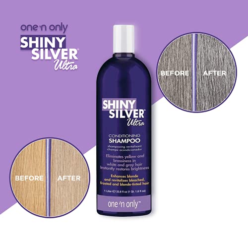 one 'n only Shiny Silver Ultra Conditioning Shampoo Bundle with Conditioner