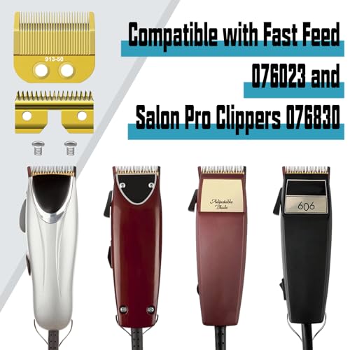 913-50 Adjustable Medium Blade Replacement Trimmer Blade Compatible with oster Finisher Trimmer Model 59 and T-Finisher Trimmer Blades£¬Golden