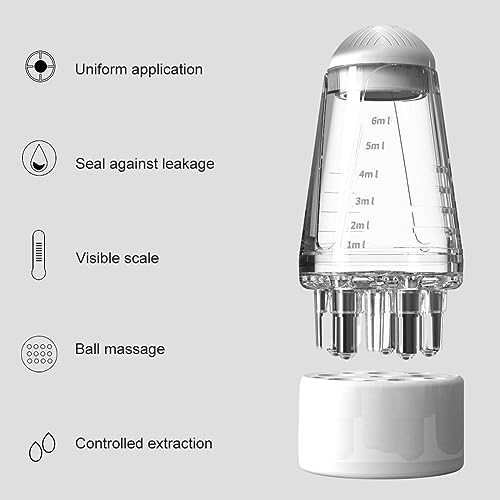 Qirvaten Scalp Applicator Comb for Hair Growth - 6ML Oil Bottle