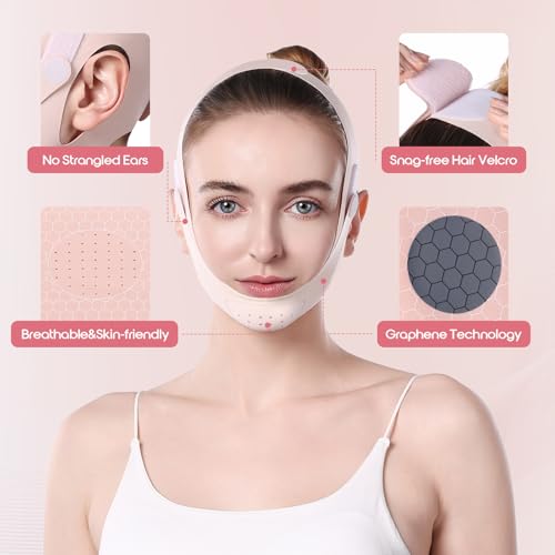 V-Line Lifting Mask for Double Chin, Breathable Face Slimmer
