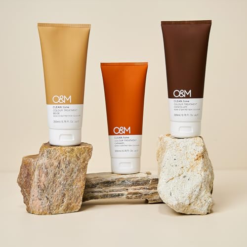 O&M CLEAN.tone Hair Color Treatment Free from Sulfates, Parabens, Silicones, Phthalates, Triclosan, Propylene Glycol & Gluten, Vegan, Cruelty Free, Brown to Dark Blonde Hair, 200ml, Chocolate