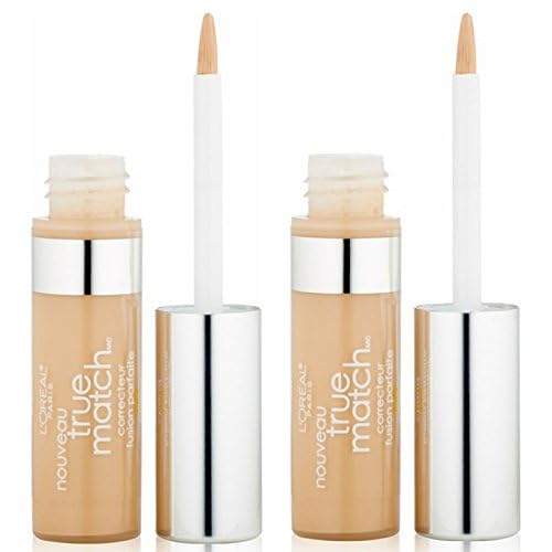 L¡¯Or?al Paris True Match Concealer, Light/Medium Warm [W4-5], 0.17 oz (Pack of 2)
