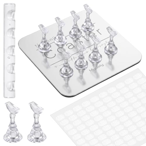 Magnetic Nail Art Stand for Press-On Nails, DIY Practice & Display Kit