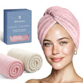 Microfiber Hair Towel Wrap for Women - Quick Dry & Ultra Absorbent