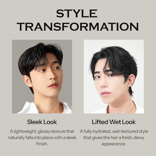 Wet Hair Polish Oil for Men - Sleek Look & Lightweight Hold