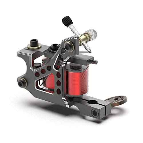 STIGMA Tattoo Machine CNC Carved from Italy Handmade Tattoo Coil Machines Gun 10/12 Wrap Coils for Liner/Shader TMSL002