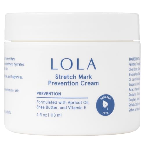 LOLA Stretch Mark Cream - Cocoa Butter Body Oil 4 Fl Oz