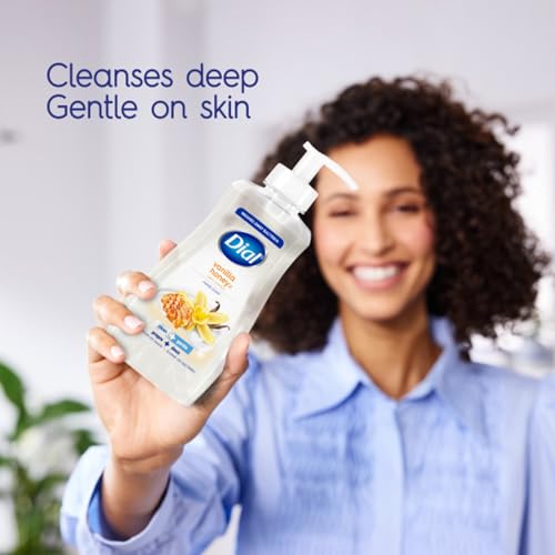 Dial Liquid Hand Soap Vanilla Honey 7.5oz Pack of 12