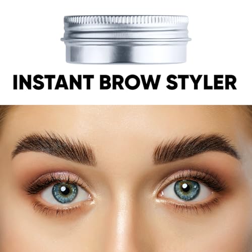 Brow Styling Gel with Pro Wax, Clear Waterproof Shaping Soap, Lamination Effect for Fluffy Brows