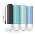 Redfly TSA Approved Travel Toiletry Bottles - 3oz Leak Proof Silicone Containers