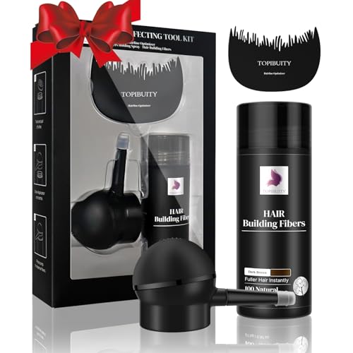 Hair Building Fibers for Thinning Hair - 3-in-1 Kit