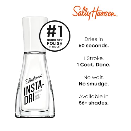 Sally Hansen Insta-Dri White Nail Polish - Quick Dry