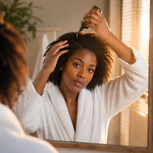 Difeel Shea Butter Hair Oil Blend 2.5 oz - Moisturizing, Anti-Frizz Hair Treatment