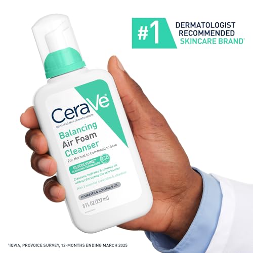 CeraVe Balancing Air Foam Face Wash for Combination Skin - 8oz
