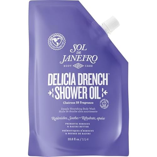 Sol de Janeiro Delicia Drench Shower Oil | Deeply Nourishing Body Wash