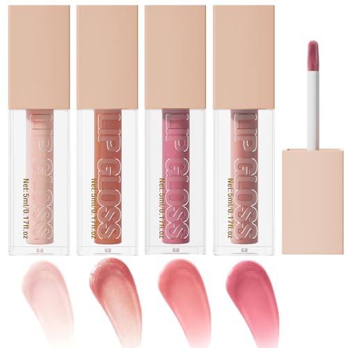 Hydrating Lip Gloss with Hyaluronic Acid - 4 Shades
