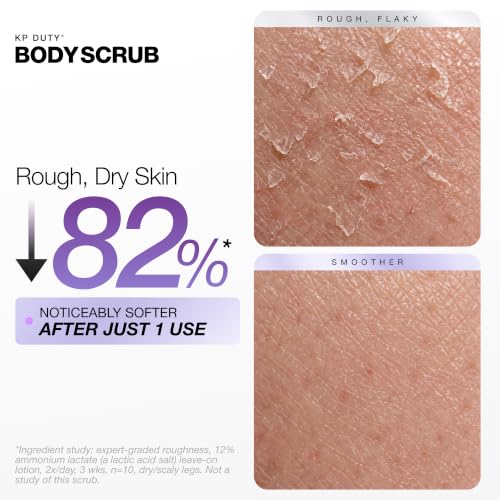DERMAdoctor KP Bump Eraser Body Scrub 8oz Unscented - 10% AHAs + PHAs for Rough Skin